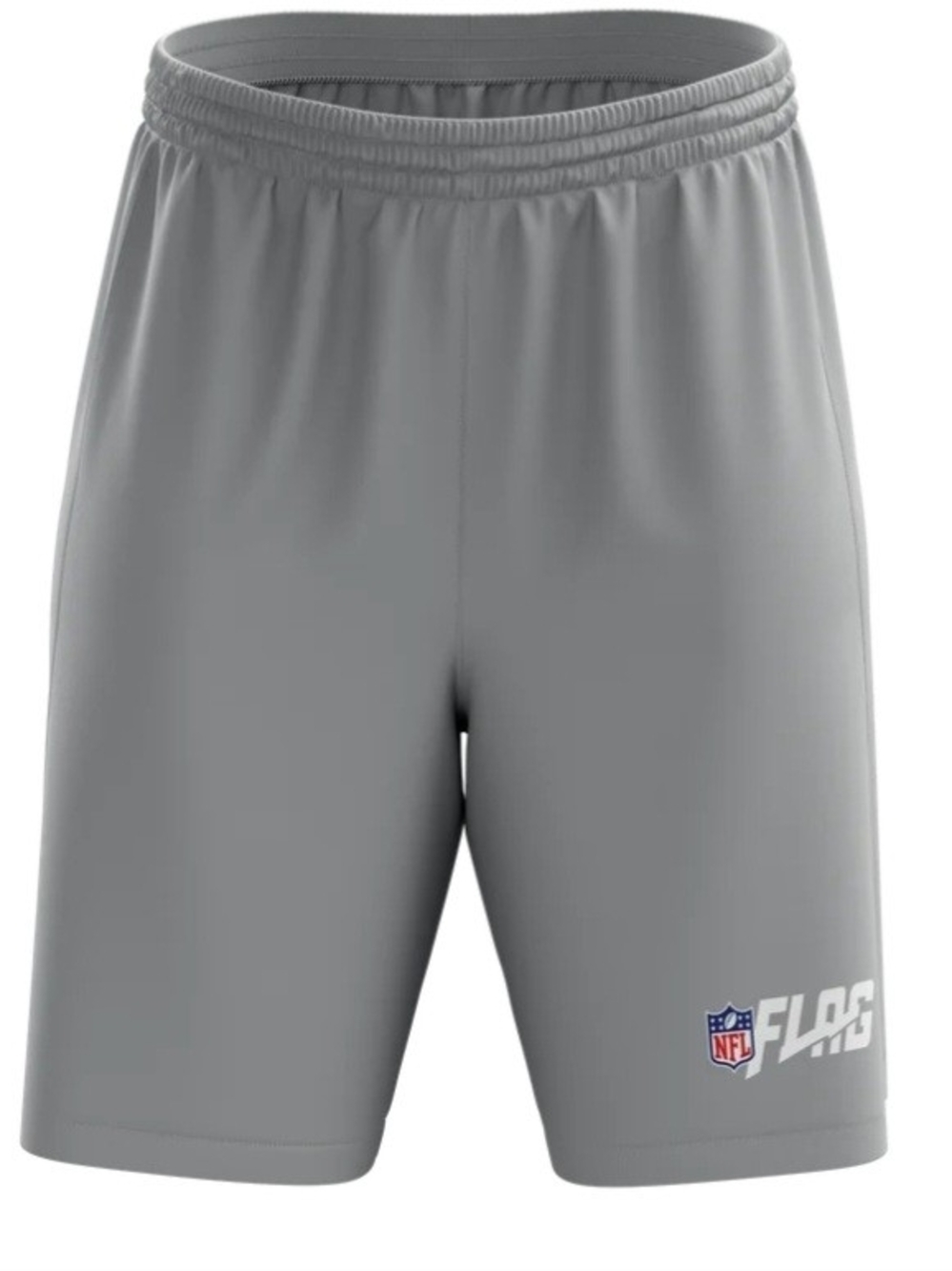 NFL FLAG Shorts Adult Size Small Gray Flag Football Drawstring NEW